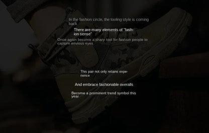 Military Boots for Men Autumn High Top Camouflage Desert Casual Flats Mens Boot Breathable Non Slip Work Shoes Zapatillas Hombre