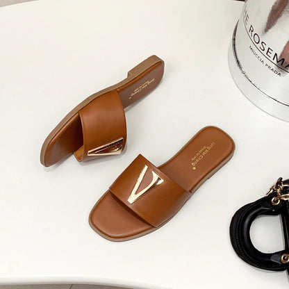 High Quality PU Purses And Sandals Sets Flat Shoes And Bag Set Matching Handbags For Women Slippers Flip Flops Women Shoes