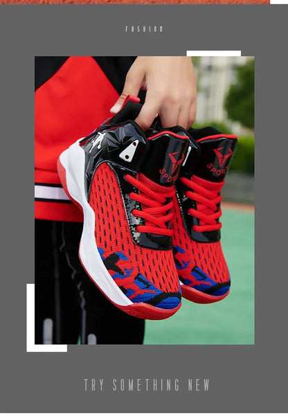 2024 New Children's Basketball Shoes for Boys Non-slip Kids Sport Shoes Wear-resistant Outdoor Kids Girls Sneakers Trainers