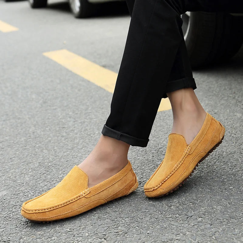 Leather Man Loafers Luxury 2022 Casual Shoes For Men Boat Shoes Handmade Men Slipon Driving Shoes Male Moccasins Zapatos
