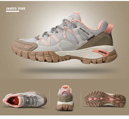 Hiking Shoes for Women Wear-resistant Outdoor Women's Sports Shoes Lace-Up Climbing Trekking Sneakers Woman 110609B
