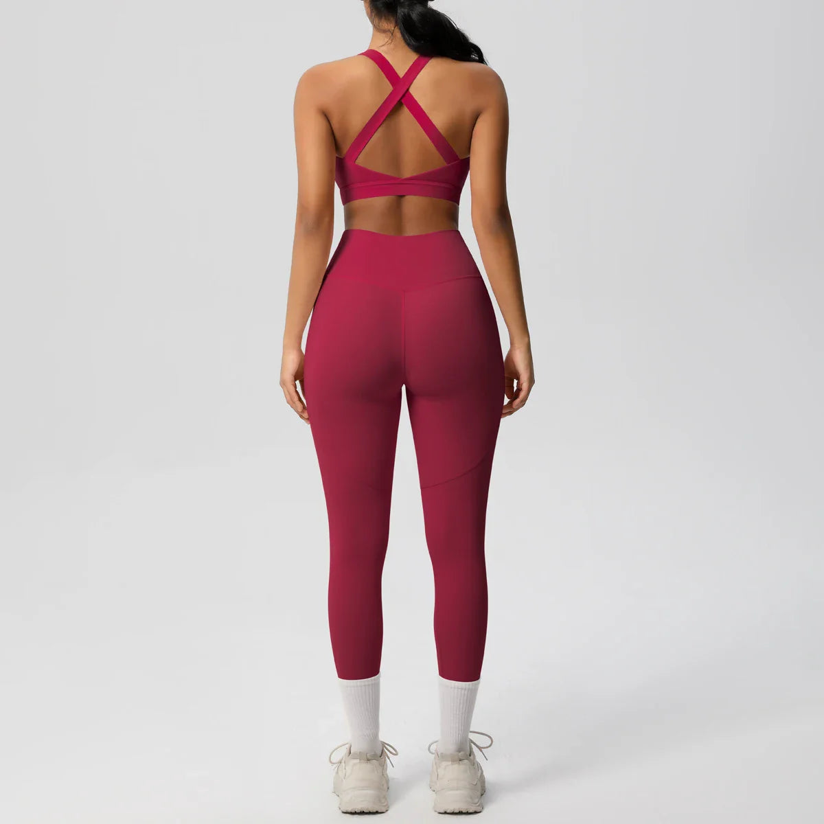 Yoga Suit Sports Set Womens Sportswear Sports women's yoga bra  Tummy Control Slimming Booty Leggings Women's tracksuit