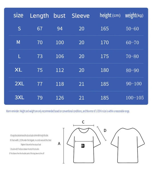 Men's T-Shirt 100% Cotton Oversized Hip Hop Streetwear  Vintage Breathable Fabric Outdoor Fitness Simple Stylish Summer Tops