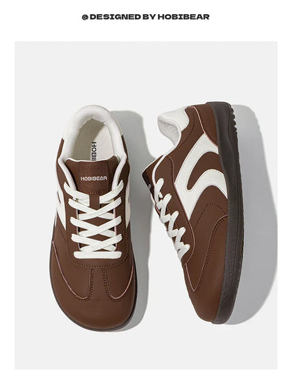 Wide Toe Shoes Unisex Artificial Leather Barefoot Sneakers Casual Retro Zero Drop Shoes for Women Men