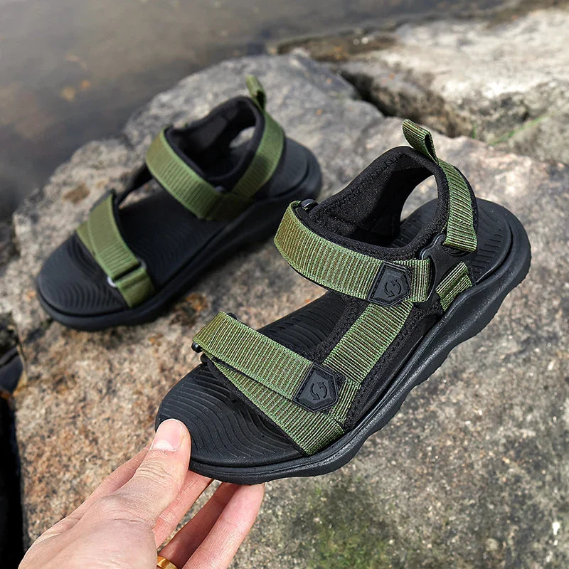 Boys Sports Sandals Soft Rubber Sole Non Slip Lightweight Breathable Kids Summer Outdoor Beach Running Casual Shoes 30-38
