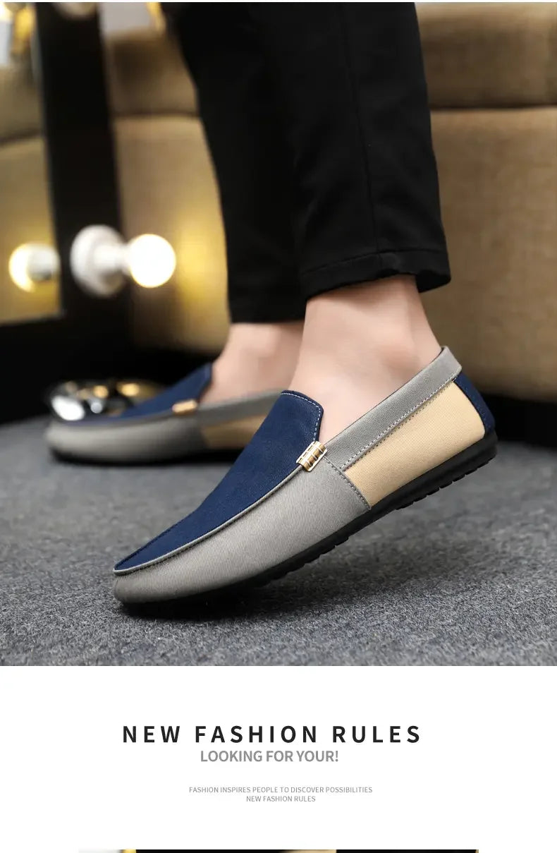 Business Shoes Fashion Casual Shoes Man Luxury Leather Loafers Breathable Slip on Male Boat Shoes Moccasins Driving Shoe