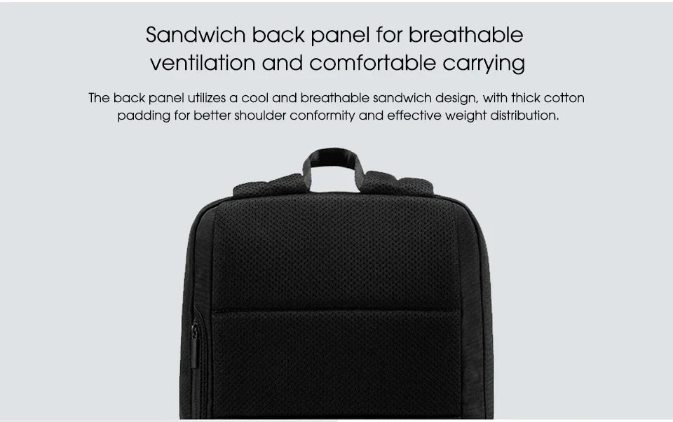 Classic Business Backpack 2 Fashion Laptop Bag for Men and Women Travel Large Capacity Backpack