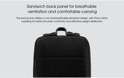 Classic Business Backpack 2 Fashion Laptop Bag for Men and Women Travel Large Capacity Backpack