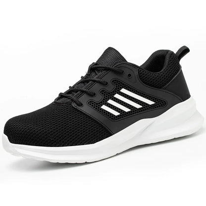 Men Safety Shoes Anti-smash Anti-puncture Work Shoes Lightweight Safety Boots Fashion Comfortable Soft Low Top Protective Shoes