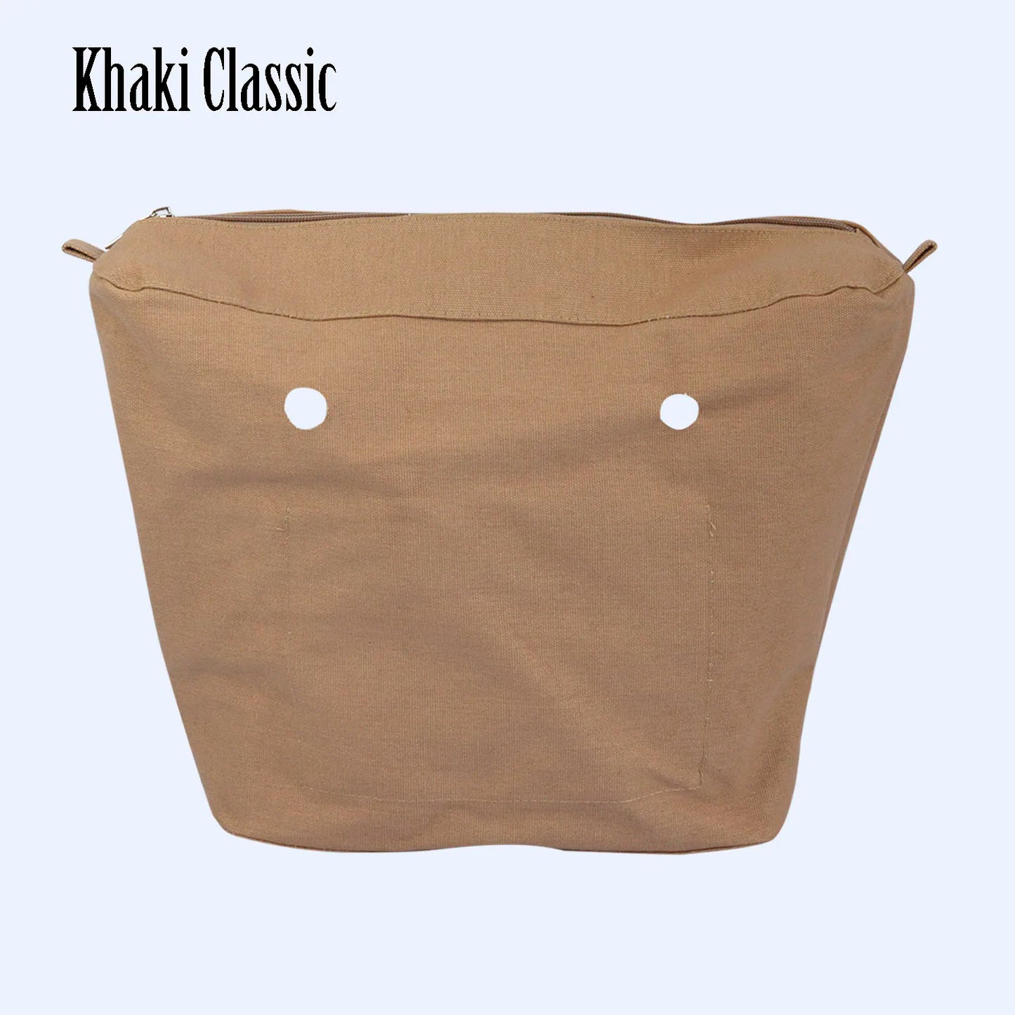 New Waterproof Inner Bag Organizer Insert Zipper Pocket for Classic Mini Obag Canvas Material for O Bag
