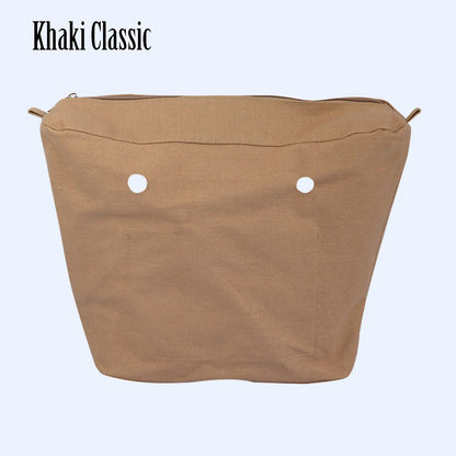 New Waterproof Inner Bag Organizer Insert Zipper Pocket for Classic Mini Obag Canvas Material for O Bag