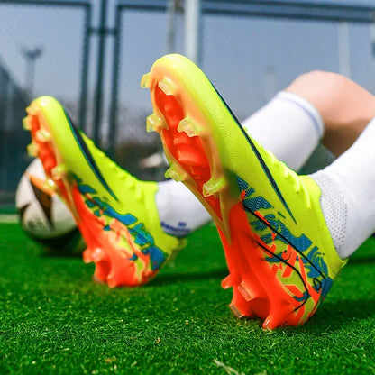 Hot Selling Soccer Shoes Society Professional Grass Training Original Football Field Boots Cleats Indoor Non Slip Futsal Sneaker