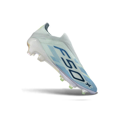 Without-lace Mens Soccer Shoes Football Shoes F50+ TF/FG Football Field Boots Comfortable Non-Slip Training Soccer Sneakers