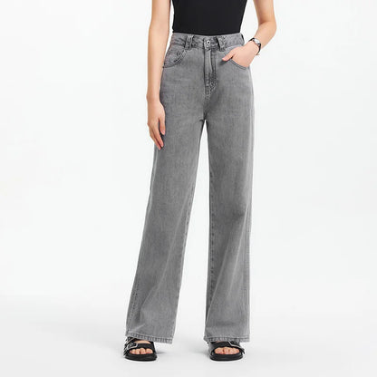 Semir Jeans Women Cool Feeling Wide Leg 2025 New Summer Leg-Lengthening Floor-Length Pants Trendy for Fashionable Style