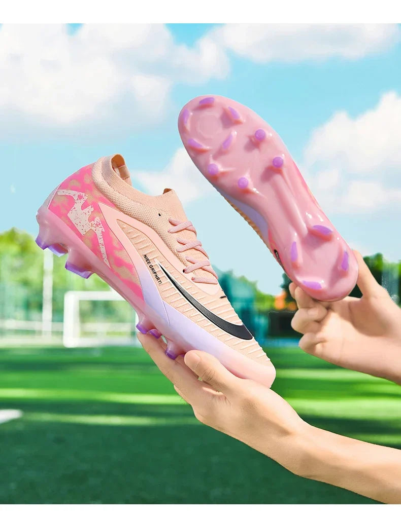 New Men Professional Soccer Shoes Unisex Ultralight Football Boots Training Wholesale Breathable Indoor Futsal Drop Shipping