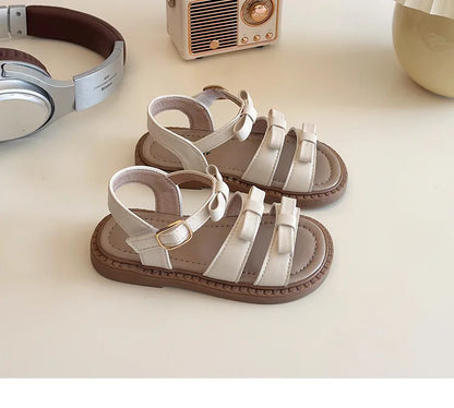 Bow-knot Girls Sandals Fashion Princess Classic Baby Girl Kids Summer Sandals Hot Sale Leisure Children Sweet Shoes Child I03072