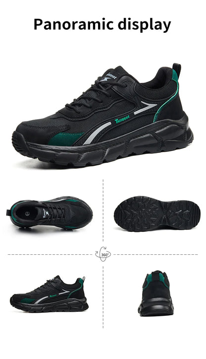 New safety shoes, puncture resistant work shoes, fashionable safety shoes, men's protective shoes, work boots