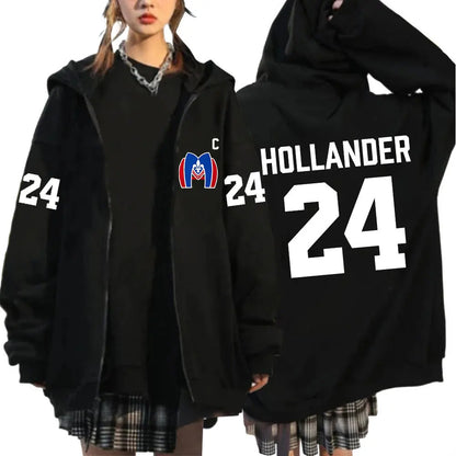Zipper Hoodies Men's Women Clothing Fashion Zip Up Sweatshirts Jackets Coats