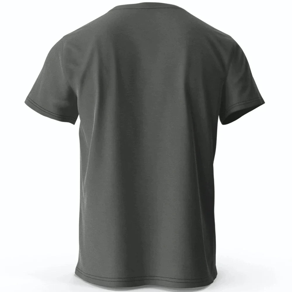 Creative Graffiti Style Cat High Quality Cotton Short Sleeve Daily Casual Men Loose Large Comfortable Breathable Sports T-shirt