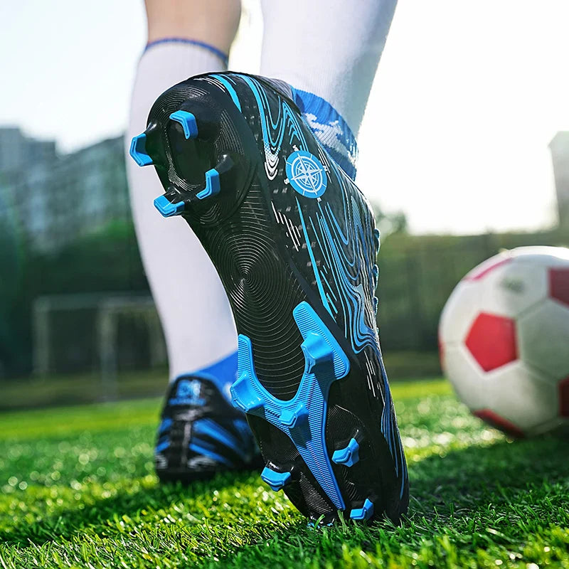 Men's football shoes with long studs for men, women, children, boys, teenagers, sports sneakers, outdoor training shoes