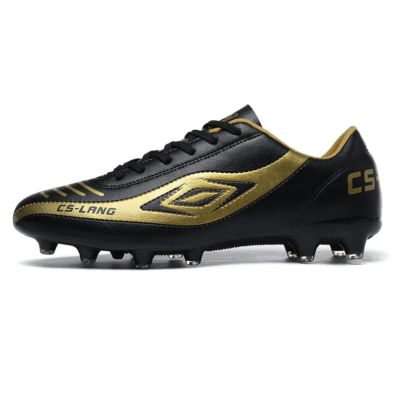 New Men Football Boots Breathable Professional Soccer Shoes Turf Outdoor Non-slip Long Spikes Adult Ultralight Training Futsal