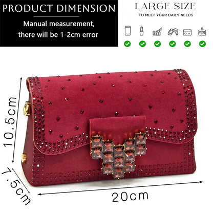 Italian Fashion Design Shoes and Bags Matching Set  High Heels green Color Rhinestones Elegant Women Shoes for Party