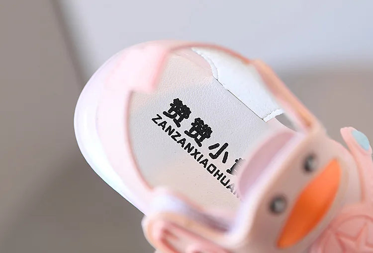 LED Light Baby Shoes 2023 Summer 0-3 Year Old Boys/girl Headband Anti Kick Sandals with Soft Soles Baby Toddler Soles Beach Shoe