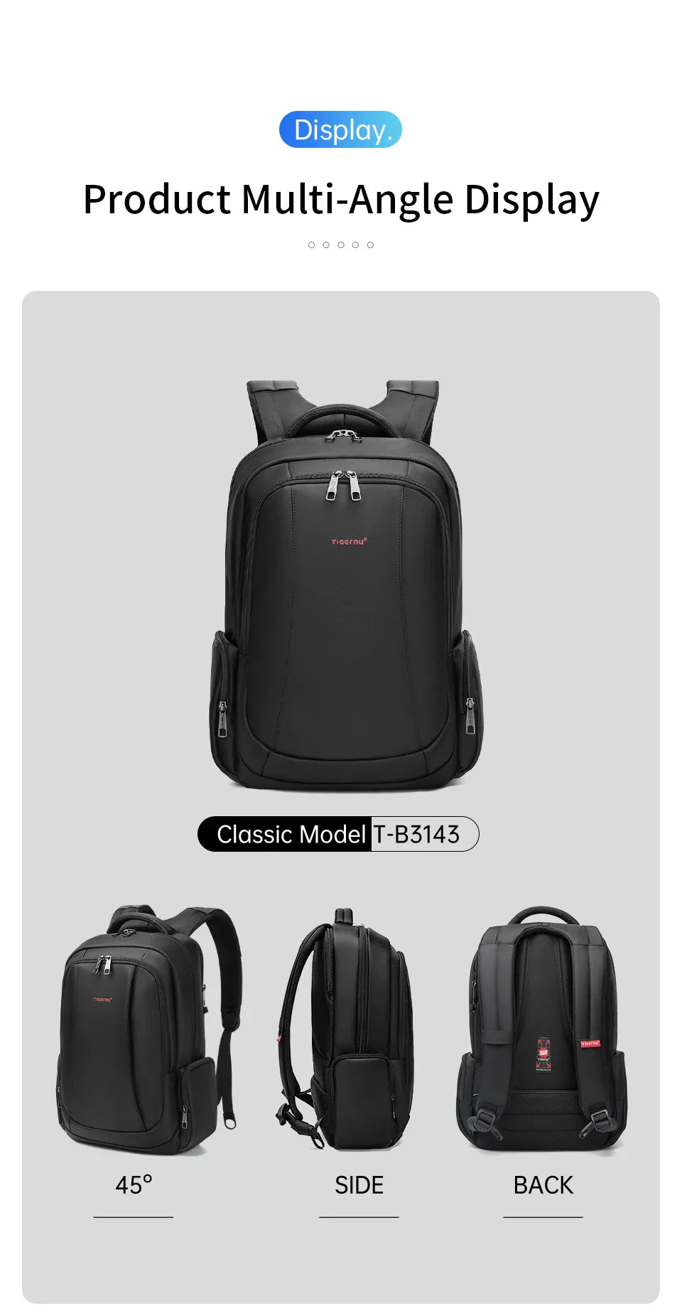 Travel Backpacks Vacuum Backpack 14 15.6 17.3inch Laptop Backpack For School Backpack Men Schoolbag Compression Backpack