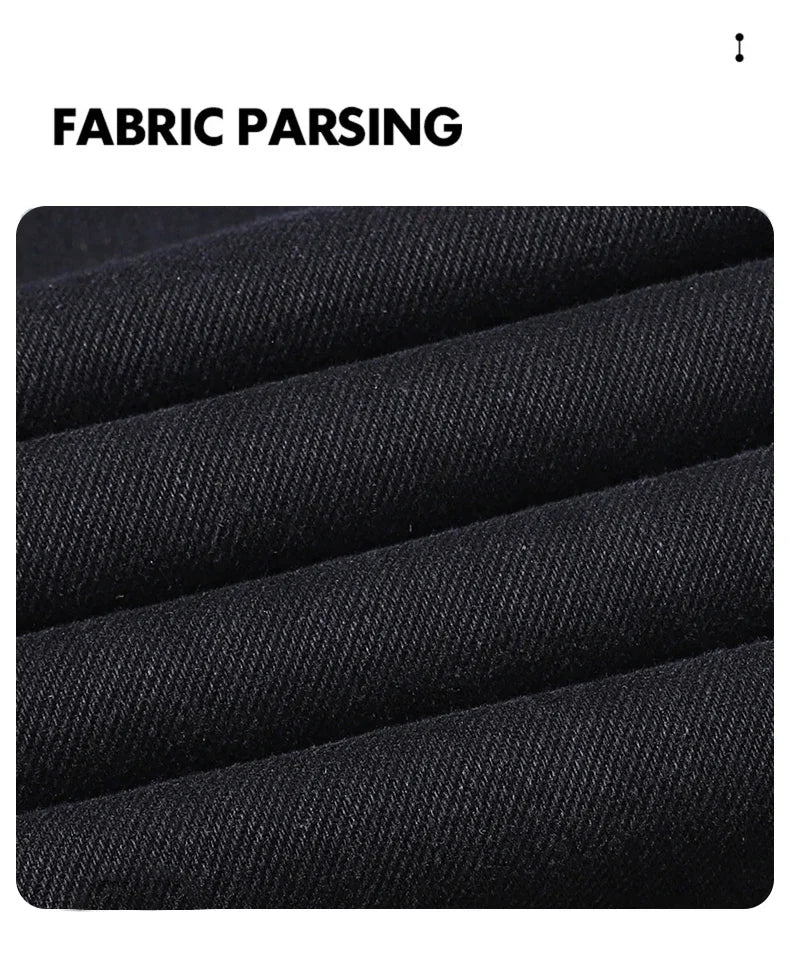 Autumn Jeans Men Black Casual Baggy Trousers Classic Straight Comfortable Wide Denim Trousers  Men Clothing