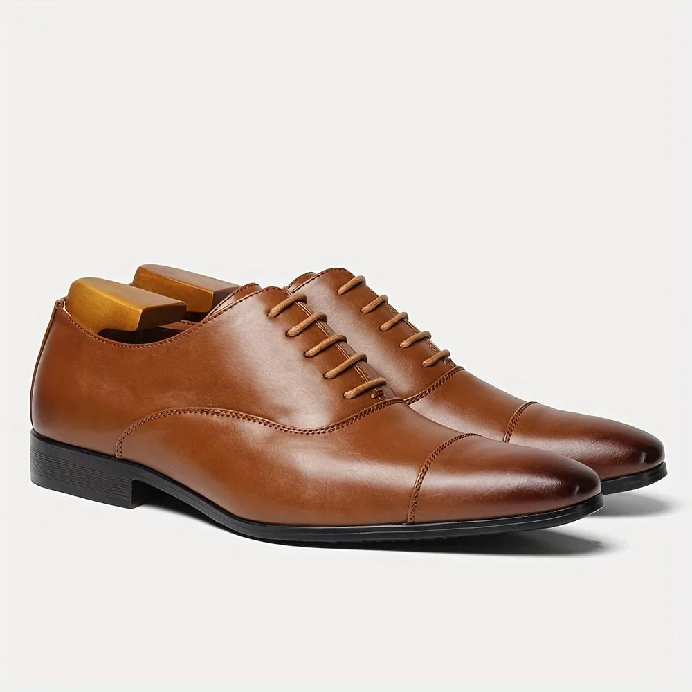 Leather Shoes For Men Gentleman'S Stylish Comfortable Business Formal Shoes Men