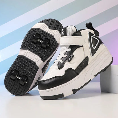 Children Roller Skate Shoes Kids Autumn Children Fashion Casual Sports Toy Birthday Gift Games Boys 4 Wheels Sneakers Girls