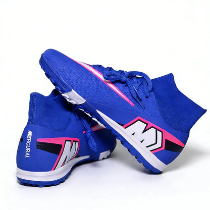999Y High Quality Mens Soccer Shoes Turf Soccer Cleats for Boys Sneakers TF/FG Training Football Boots Chuteira Campo 35-45