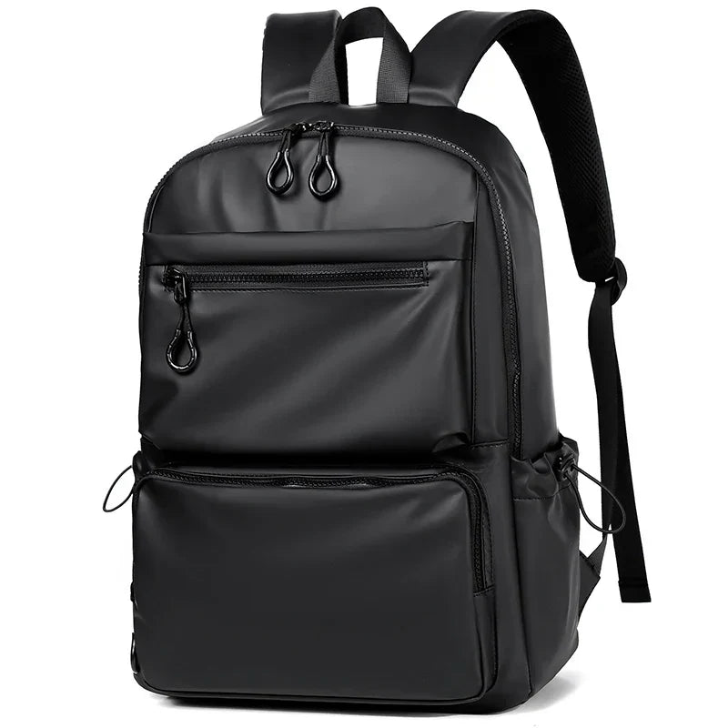 1Pcs 14-inch Fashion Casual Backpack, Spacious Laptop Compartment,Waterproof Fabric,Ideal for Men, Students, and Professionals