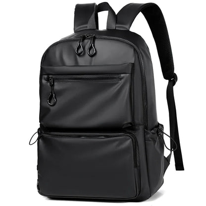 1Pcs 14-inch Fashion Casual Backpack, Spacious Laptop Compartment,Waterproof Fabric,Ideal for Men, Students, and Professionals