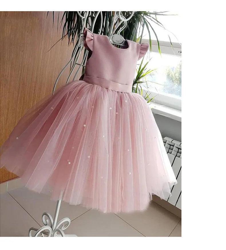 2026 Girls Princess Tutu Dress Flower Girl Gown Piano Performance Host Outfit Party Dress prom dresses girls dresses