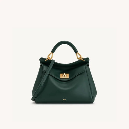 Spring&Autumn buckle bag niche fashion genuine leather shoulder crossbody bag buckle high-end versatile Women handbag
