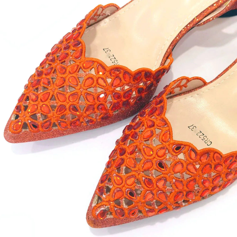 Royal Blue Shoe And Bag With Elegant High Heels Shoes Italian Popular Design African Ladies Shoes Bag Set