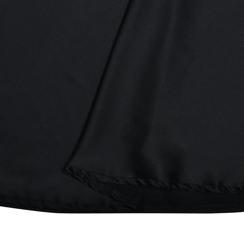 Satin Sexy Hollow Out Women Maxi Dress Black Sleeveless High Waist Dress Female Autumn Skinny Elegant Party Clubwear