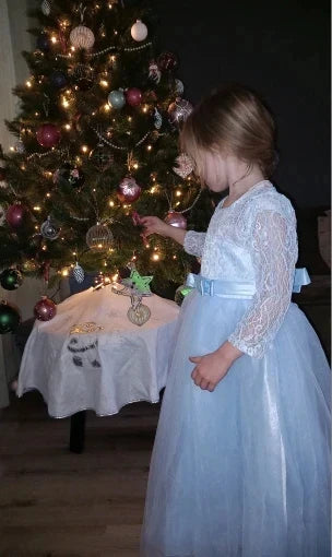 Children Princess Girls Party Wear Kids Christmas Dress Girl's Birthday Dress Baby Girl Wedding Banquet Clothes 3-14 years