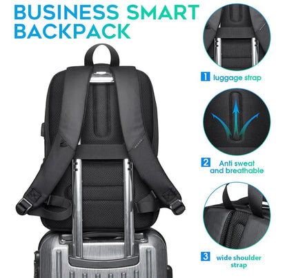 Lightweight 15.6 inch Laptop Backpack Waterproof USB Charge Port Multifunctional Travel Hiking School Bag Mochila for Men