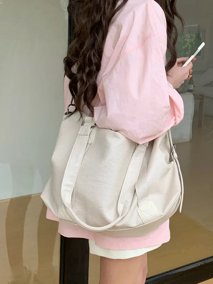 Brand Luxury Designer Tote Bag For Women Lage Capacity Travel Cross Bag High Quality PU Leather Handbags Messenger Bag