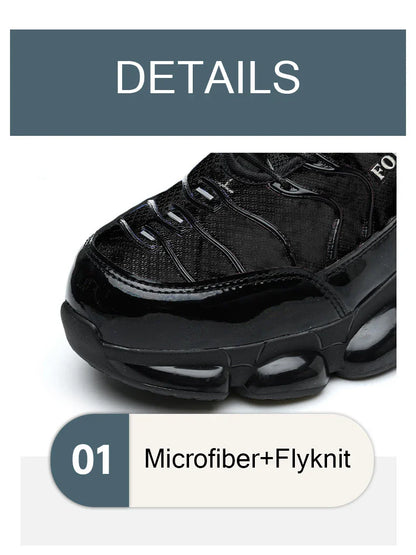 Fashion Safety Protective Shoes Men Safety Shoes Anti-smash Anti-puncture Work Shoes Steel Toe Men Comfortable Work Boots