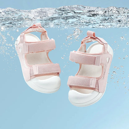 Cheerful Mario Summer Cute Outdoor Sandals for Kids Walking and Travel