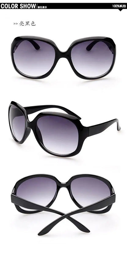 New Large Frame Circular Shape Sunglasses Women Design Brand Fashion Sun Glasses Outdoor Driving Lady Eyewear UV400 Gafas De Sol