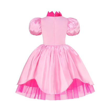 Kids Girl Princess Dress Cosplay Princess Costume Children's Birthday Carnival Dress Girls Party Dress Performance Costume