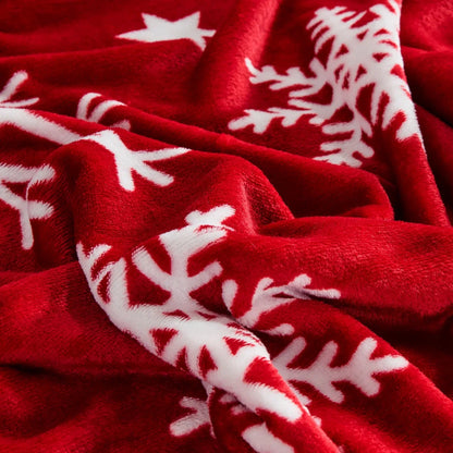 Christmas Style Double-sided Velvet Blanket Queen King Size Suitable for Autumn Winter Milk Velvet Quilt Queen King Size