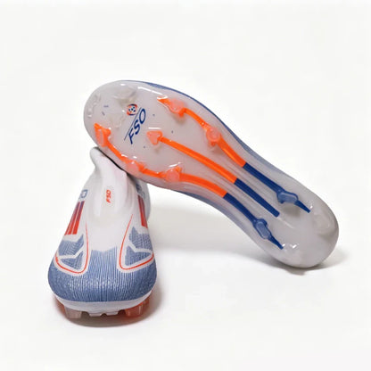 2555 High Quality Mens Soccer Shoes SLIP-ON Non-Slip Turf Soccer Cleats Boys TF/FG Training Football Boots Chuteira Campo F50