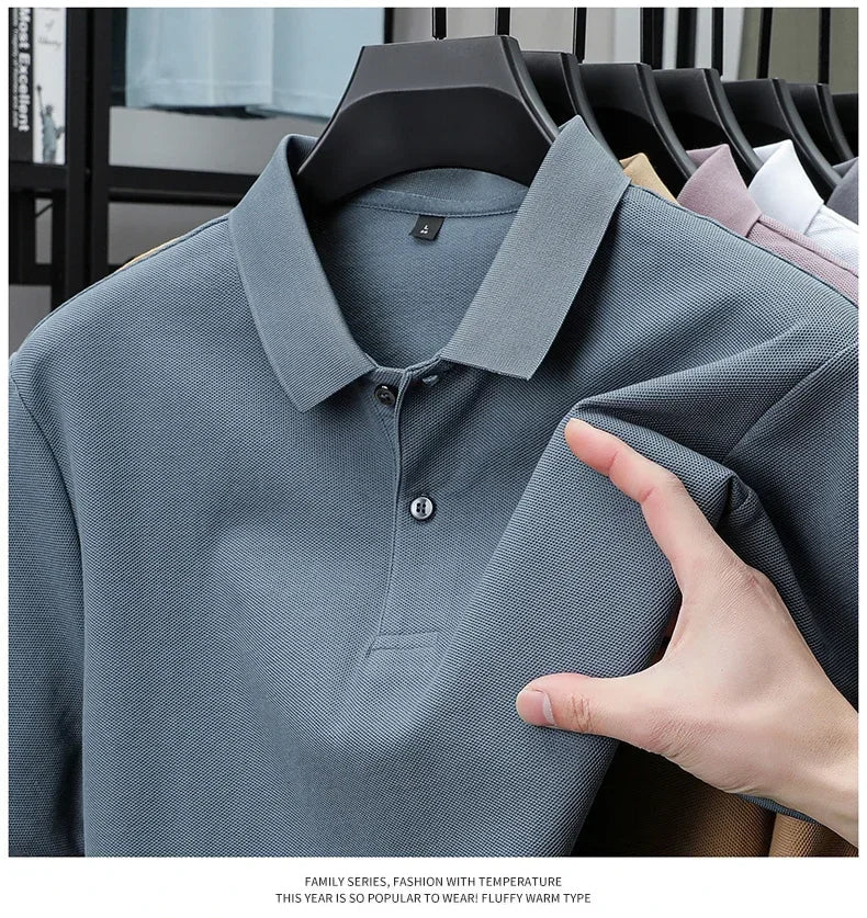 20 Colors Men's 100% Cotton Polo Shirt - Summer Casual Breathable Tee,Ideal for Golf and Sports,Business Casual,Silk-Like Finish