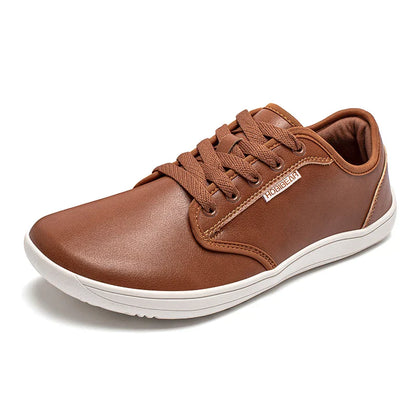 Unisex Wide Barefoot Shoes Women Men Zero Drop Minimalist Sneakers Artificial Leather Trail Walking Shoes
