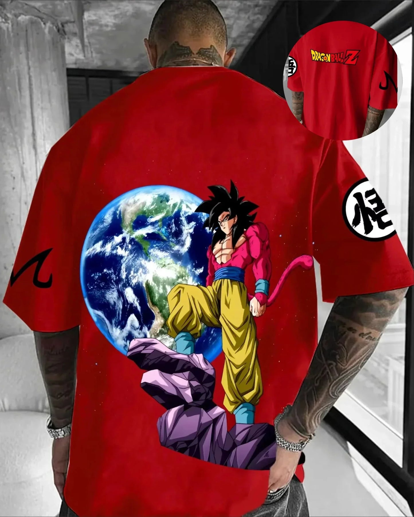 Men's Clothing T-shirt Casual Sports Daily Version Purple Graphic Tee Summer